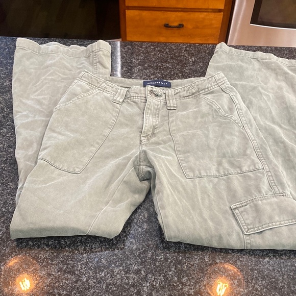 Aeropostale Pants & Jumpsuits 22 Low Rise Flare Utility Cargos